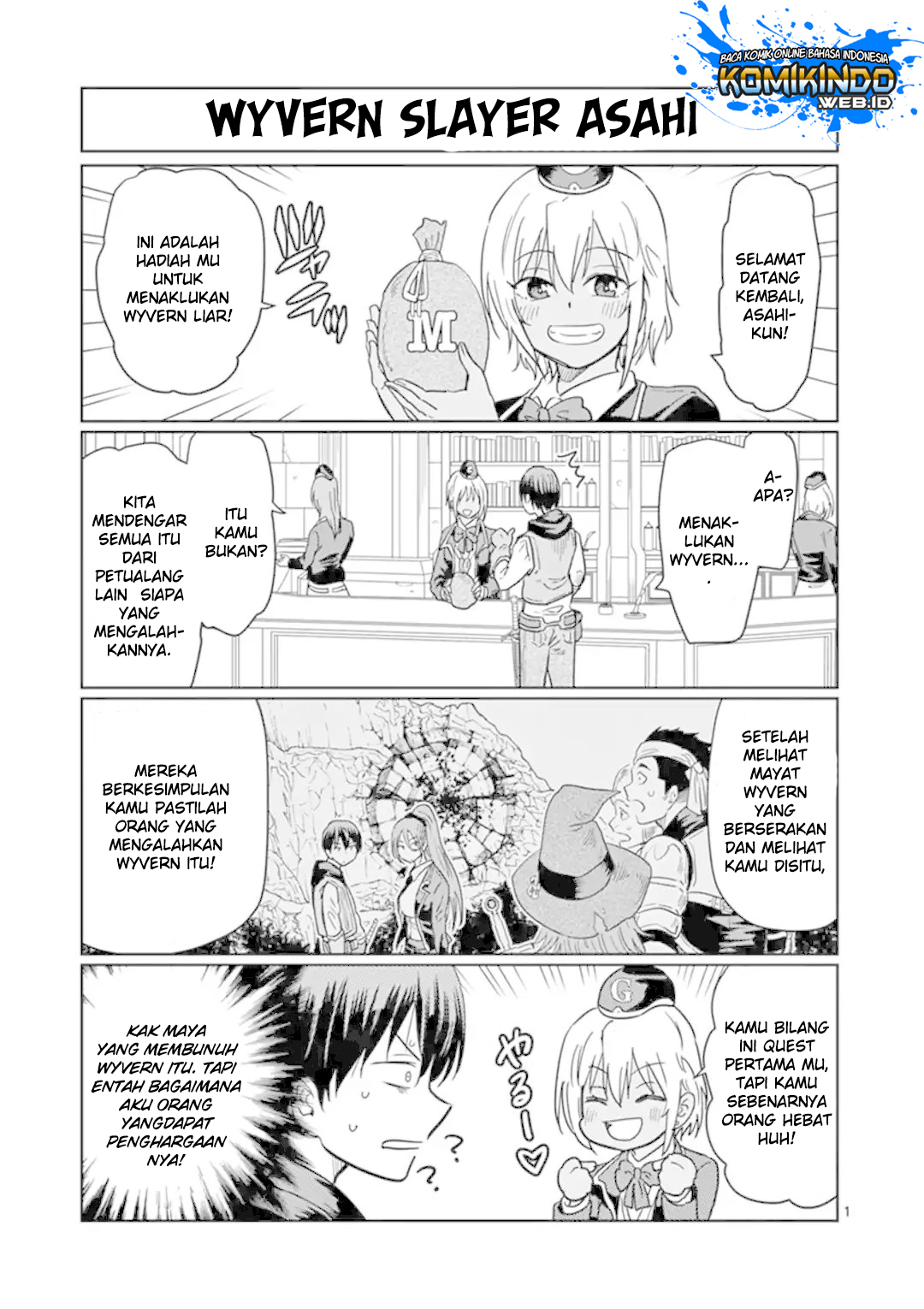 Isekai One Turn Kill Nee-san Chapter 02.5 Gambar 2
